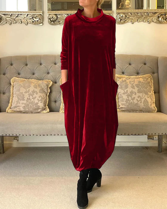 Iris™ Velvet Winter Dress