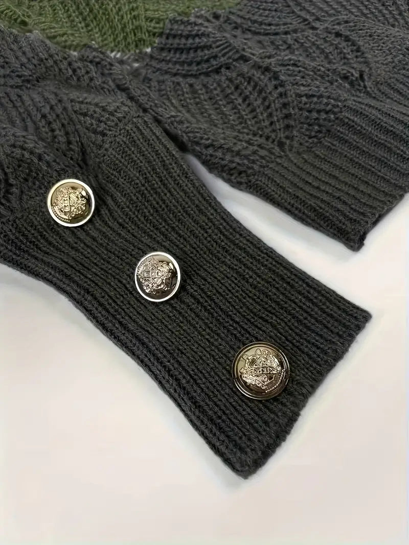 EMMA – COZY CHIC WAVE KNIT SWEATER