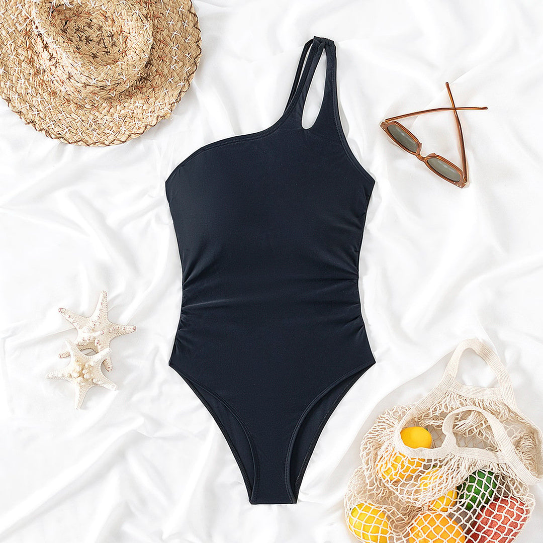 BLAKELY – ONE SHOULDER ONE PIECE SWIMSUIT