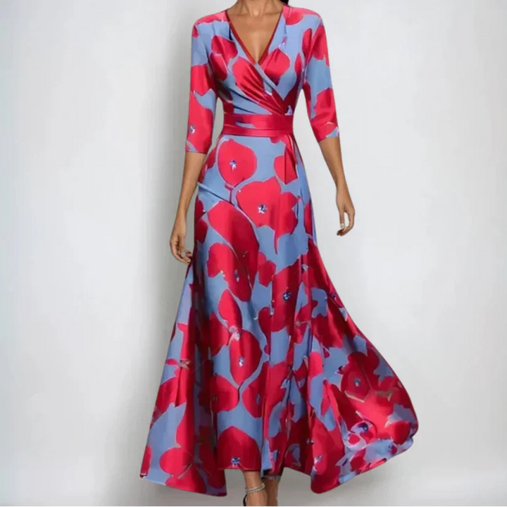 ISABELLA – ENCHANTED BLOOM WRAP DRESS