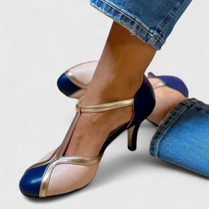 ALISSON – ELEGANT T-STRAP HEELS