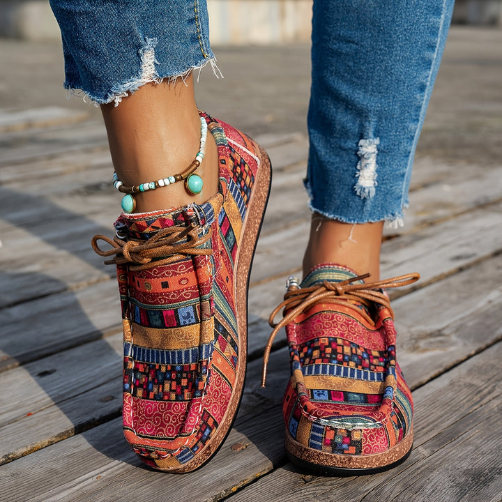 ADELINE – VIBRANT PATCHWORK COMFORT SNEAKERS