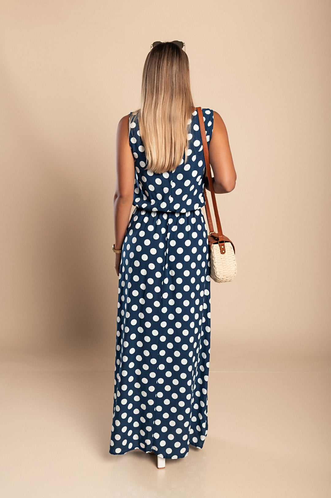 Amber | Long Dot Dress