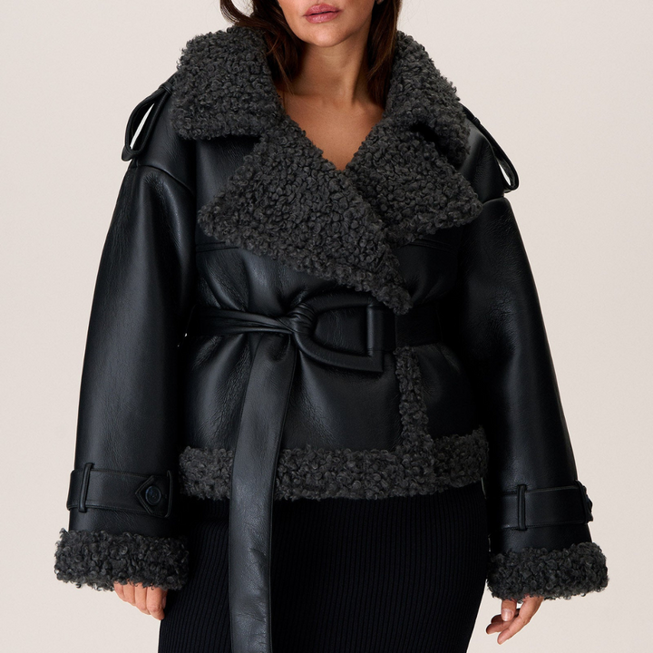 Avery – Cozy Urban Shearling-Style Jacket