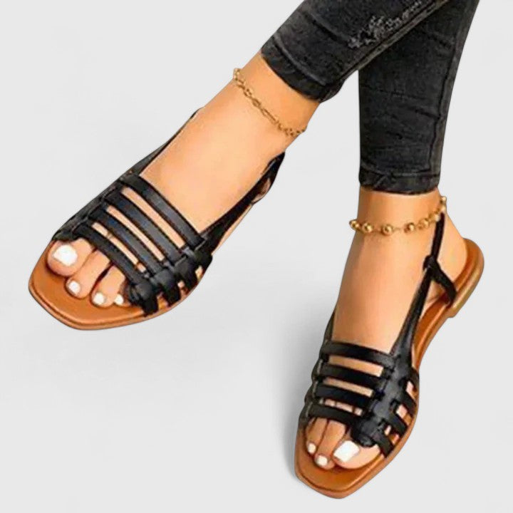 ELLA – STRAPPY FLAT SANDALS