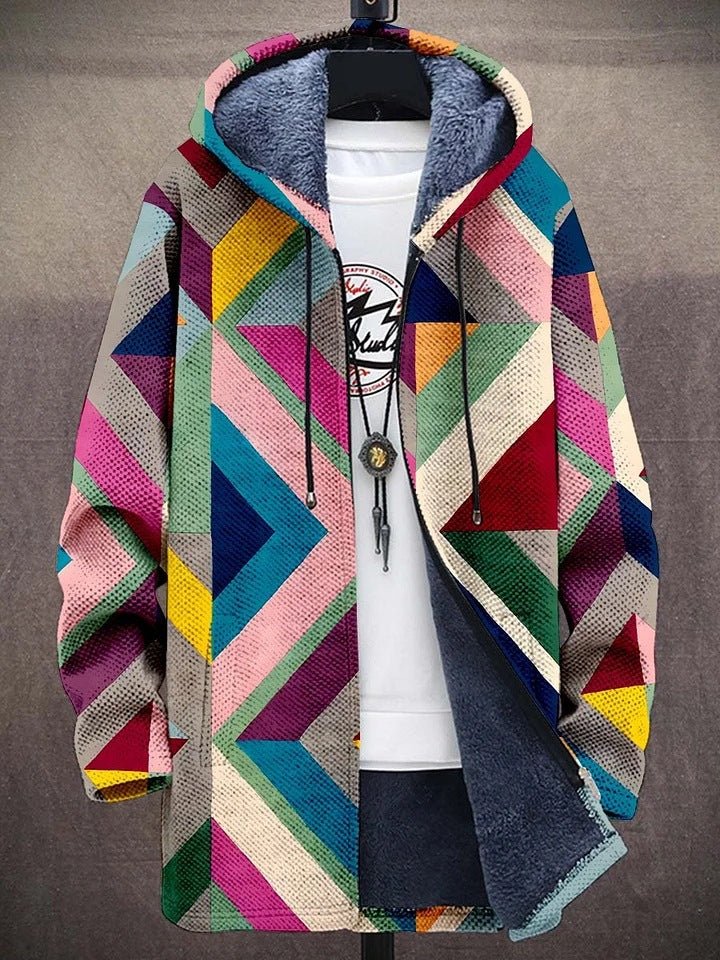 NICKI – COLORBLOCK FLEECE-LINED HOODED JACKET