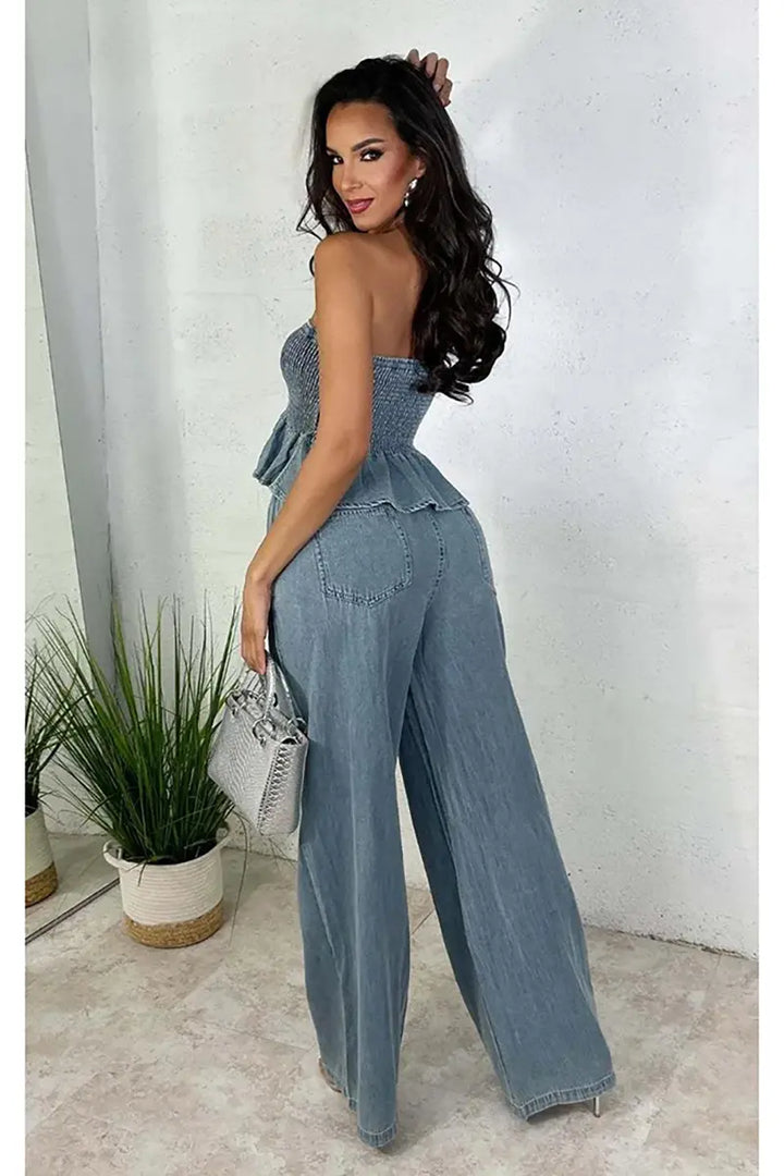 ISLA – STYLISH DENIM TWO-PIECE SET