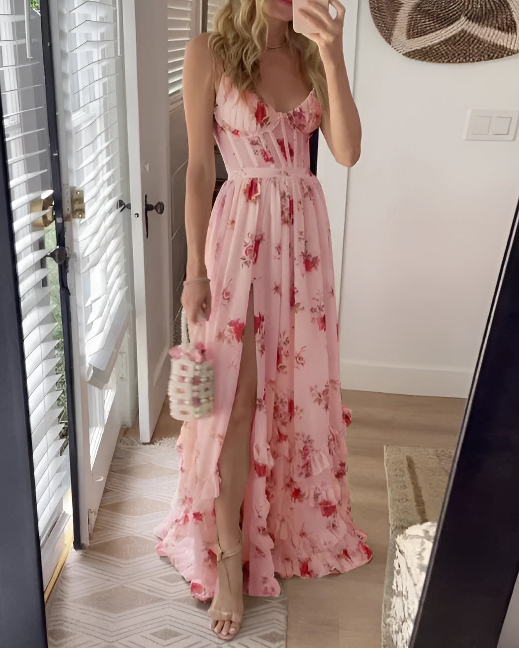 CHLOE – BLOOMING WHISPER MAXI DRESS