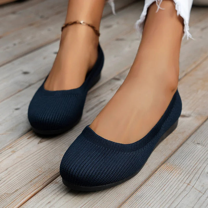 GRACE – COMFY KNIT BALLET FLATS