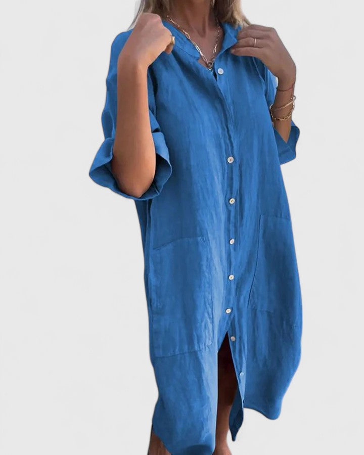 CHLOE – EASY BREEZE SHIRT DRESS