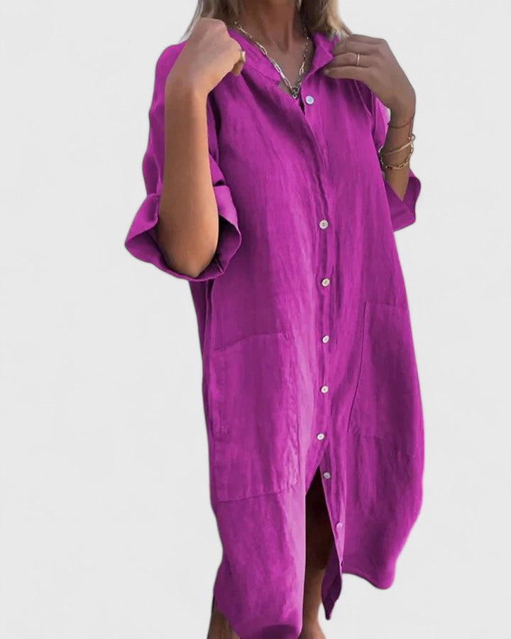 CHLOE – EASY BREEZE SHIRT DRESS