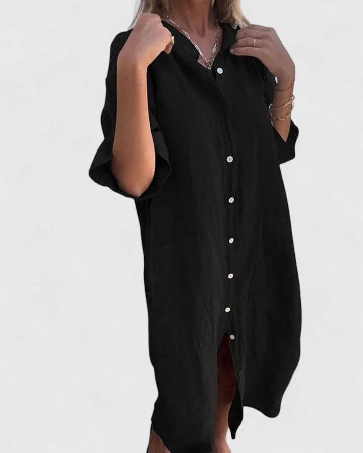CHLOE – EASY BREEZE SHIRT DRESS