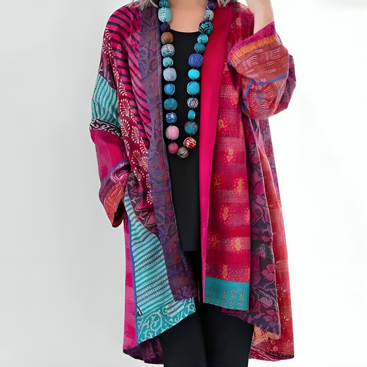 EUNICE – BOHEMIAN PATCHWORK KIMONO