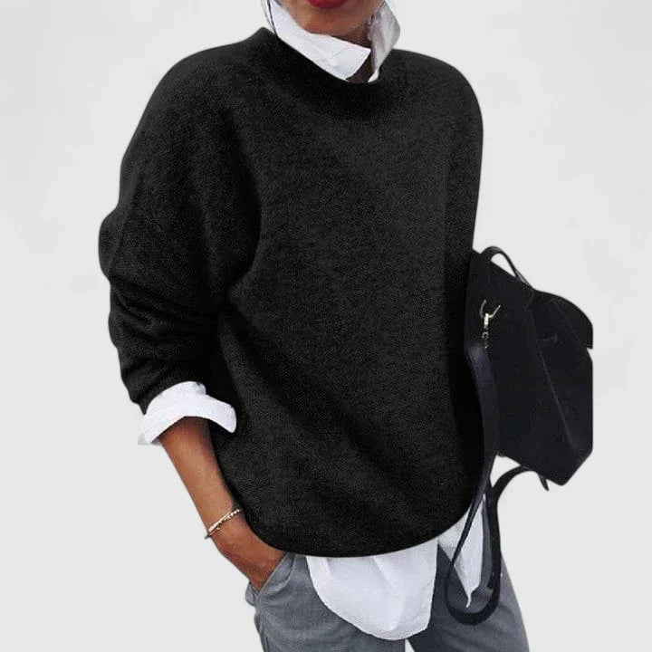 ESTHER – CLASSIC CREW NECK SWEATER
