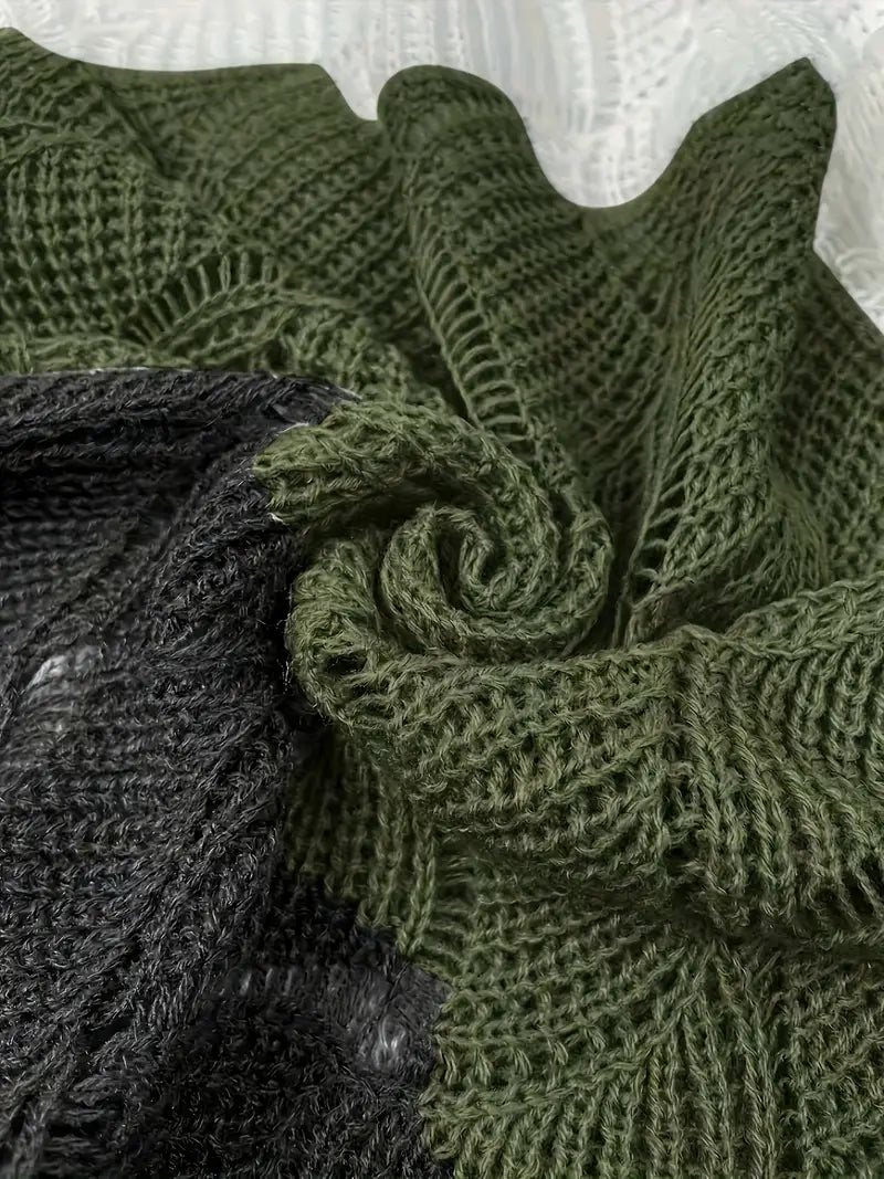 EMMA – COZY CHIC WAVE KNIT SWEATER