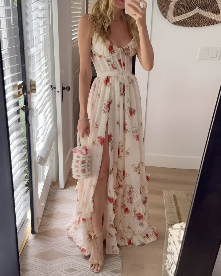 CHLOE – BLOOMING WHISPER MAXI DRESS