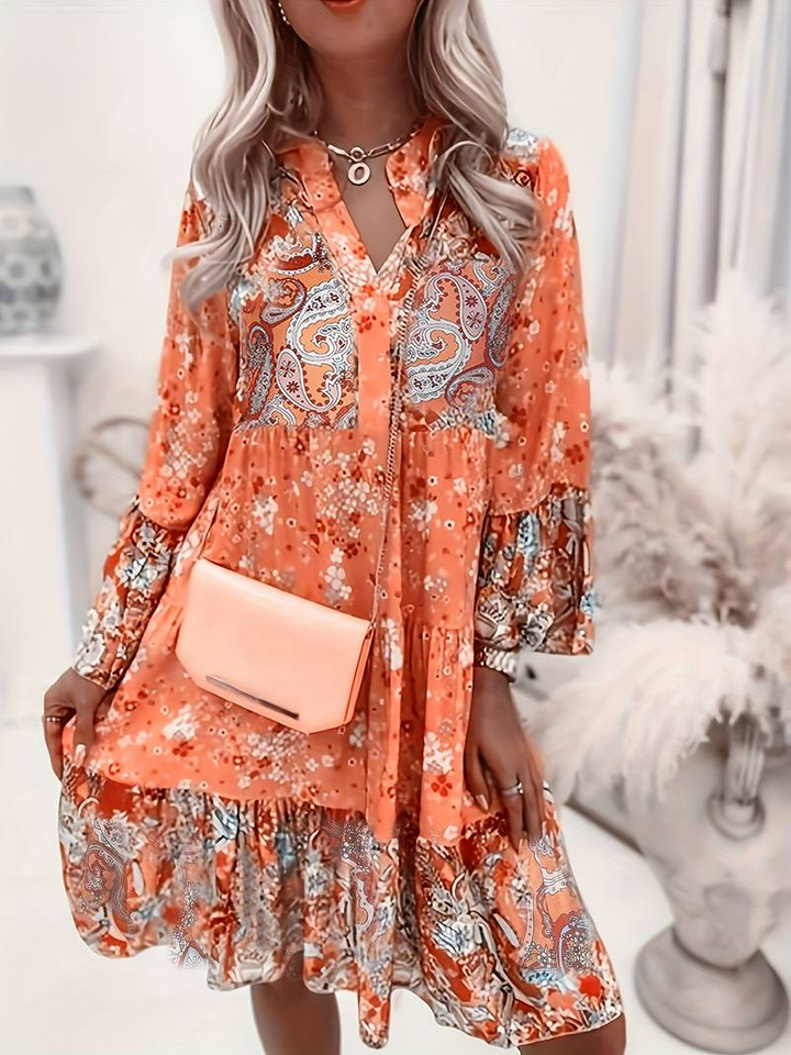 Danika | Printed Boho Dress
