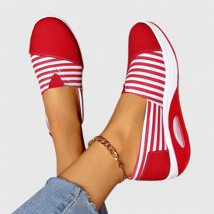JEAN – STRIPED SLIP-ON SNEAKERS