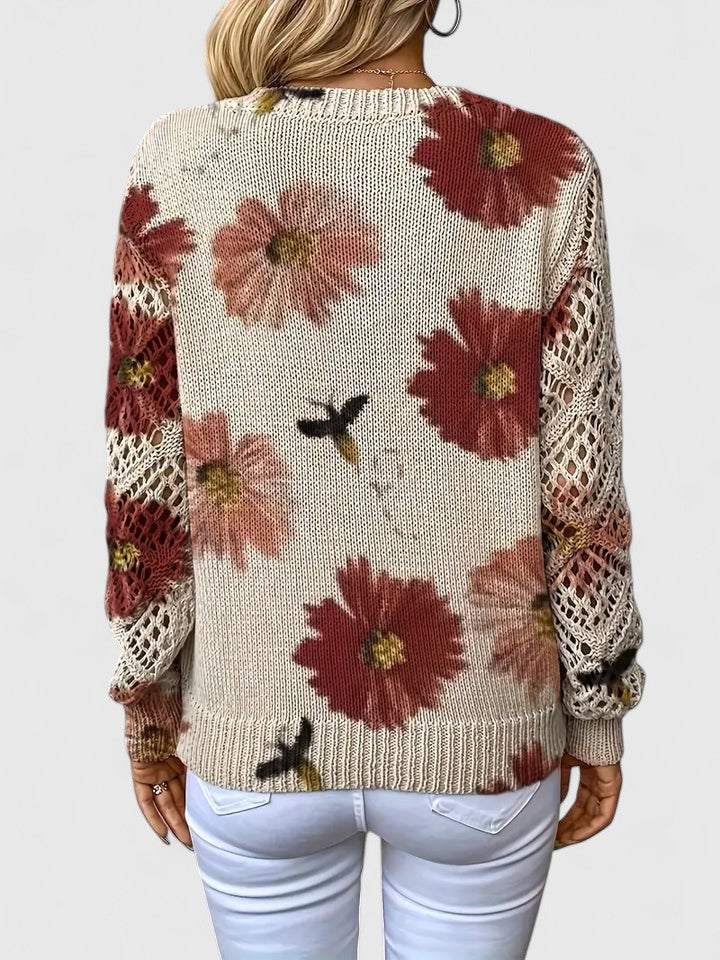 CHARLIE – BLOOMING CHARM KNIT SWEATER