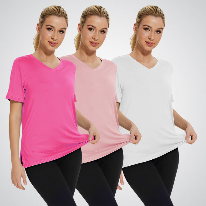 OLIVIA – EVERYDAY V-NECK TEE (3-PACK)