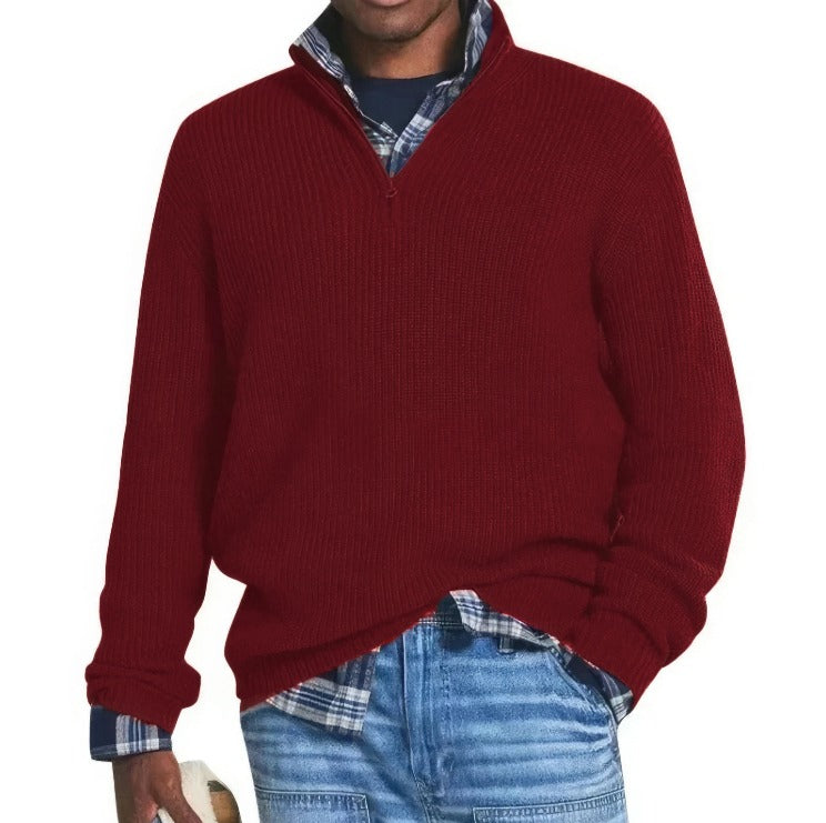 Arlen | Knitted Zip Sweater for Men