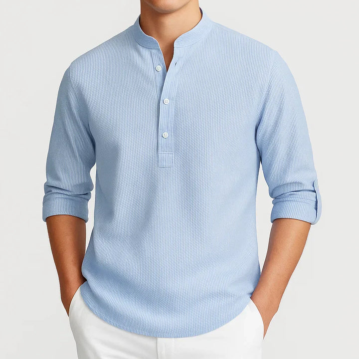 GUNTER – MODERN MANDARIN COLLAR SHIRT