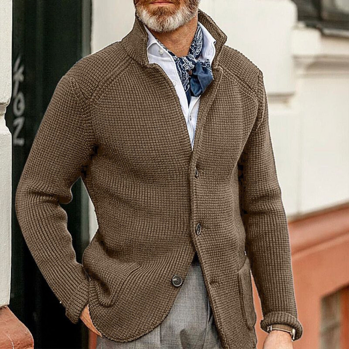 ARTHUR – CLASSIC KNIT BUTTON CARDIGAN