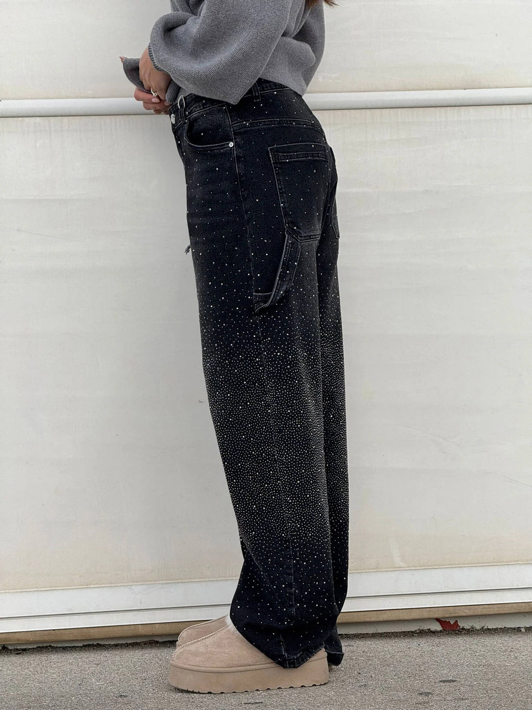 Victoria | High-Waist Glitter Jeans