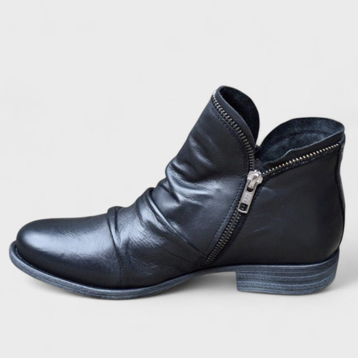 BELLA – MODERN ZIP ANKLE BOOTS