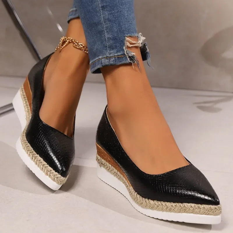 ATHENA – ELEVATED WEDGE FLATS