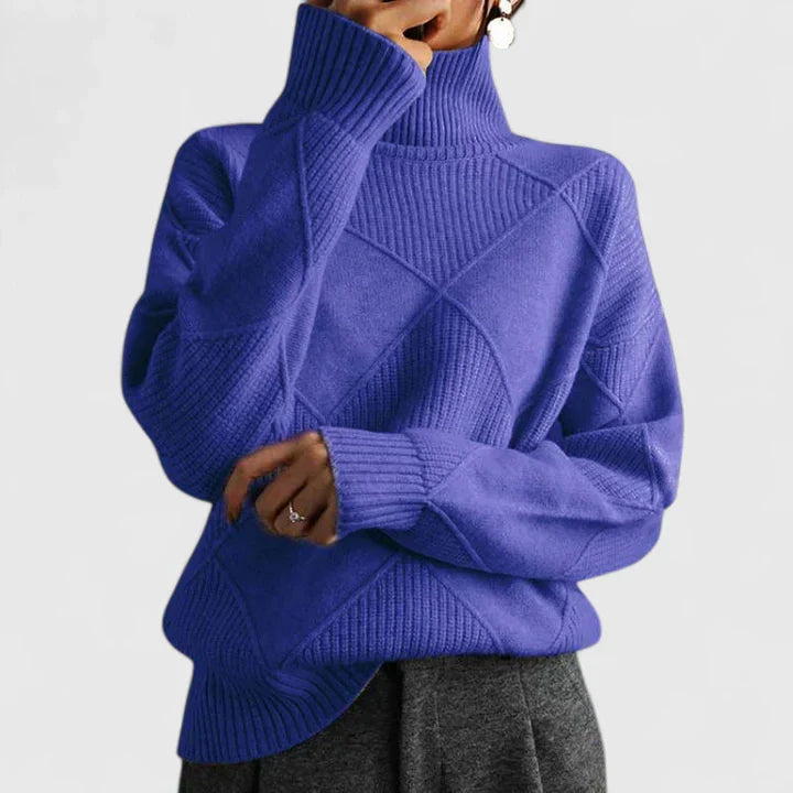 WILMA – COZY TURTLENECK KNIT SWEATER