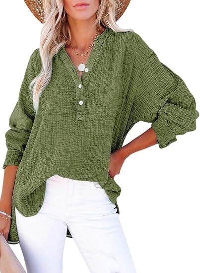 ODETTE – RELAXED ELEGANCE BUTTON BLOUSE
