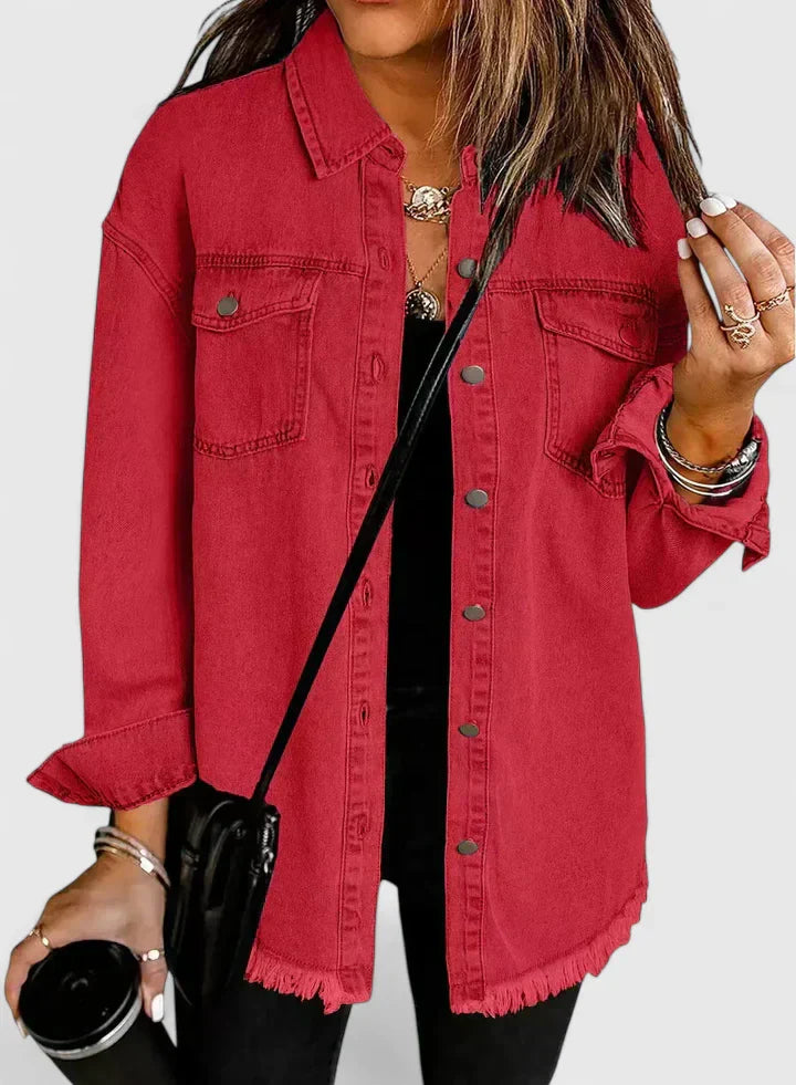 CAROLINE – CLASSIC BUTTON-DOWN SHIRT JACKET