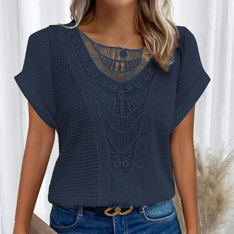 AURA -DELICATE TEXTURED BLOUSE