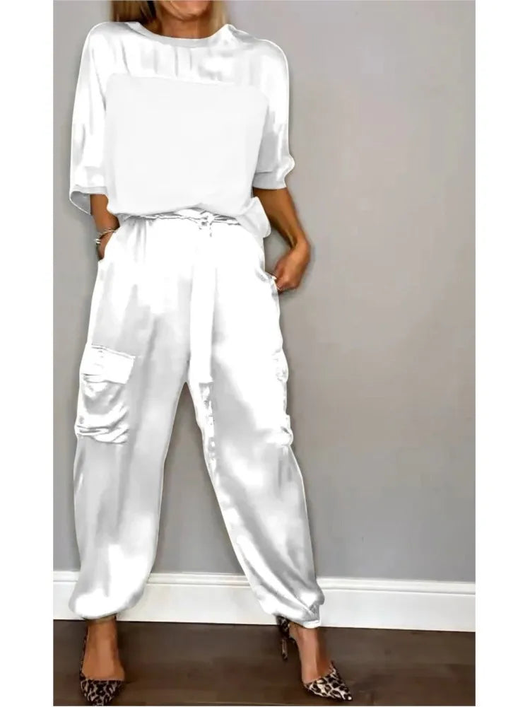 GRACE - SATIN UTILITY LOUNGE SET