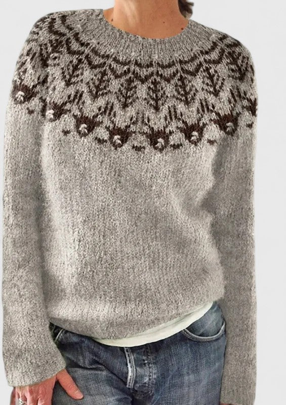 ELISE – NORDIC KNIT SWEATER