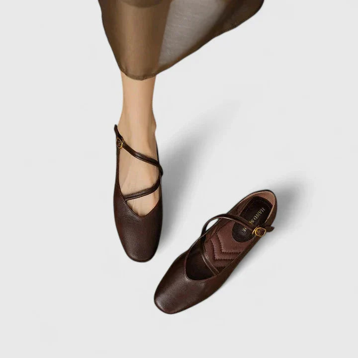 MARGARET – ELEGANT STRAP BALLET FLATS