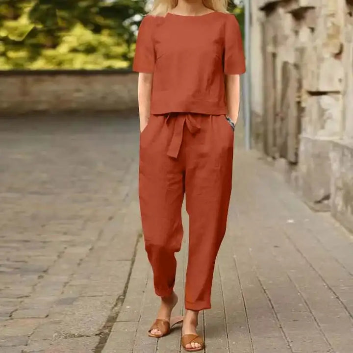 Lily | Two-Piece Linen Set
