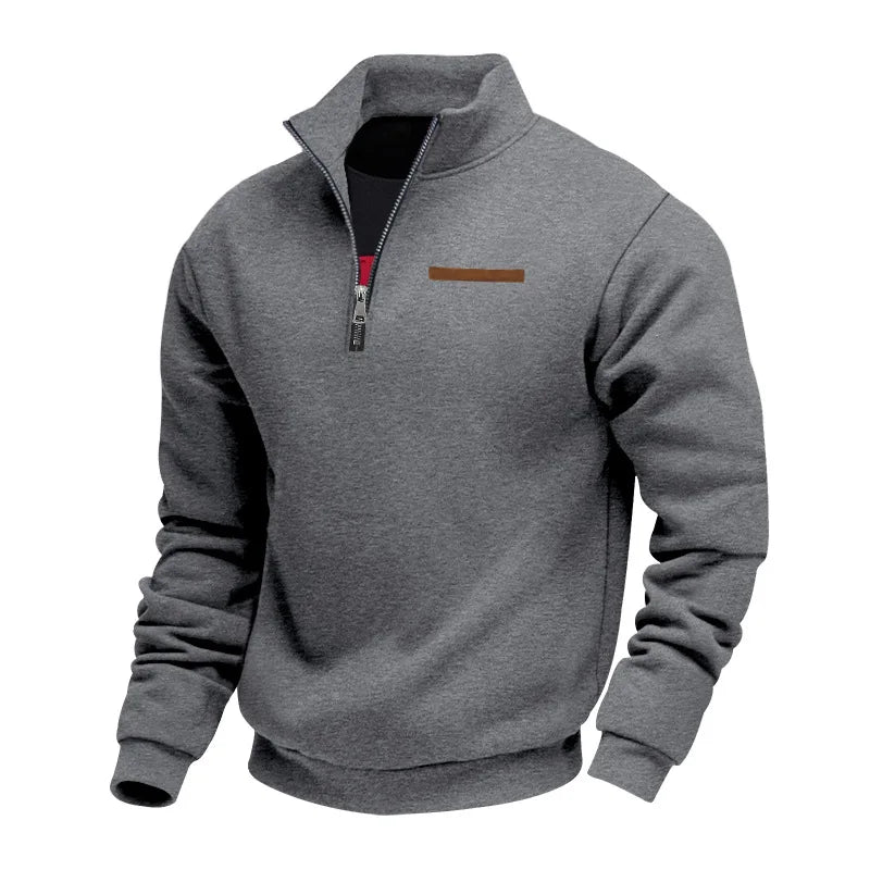 ETHAN – MEN’S HALF-ZIP CASUAL SWEATSHIRT