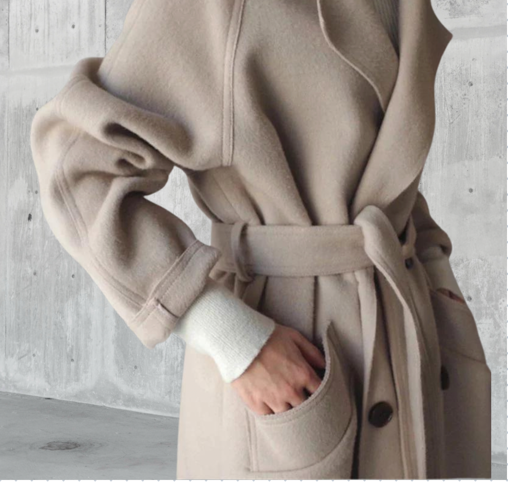 Ella - Longline Wool Coat