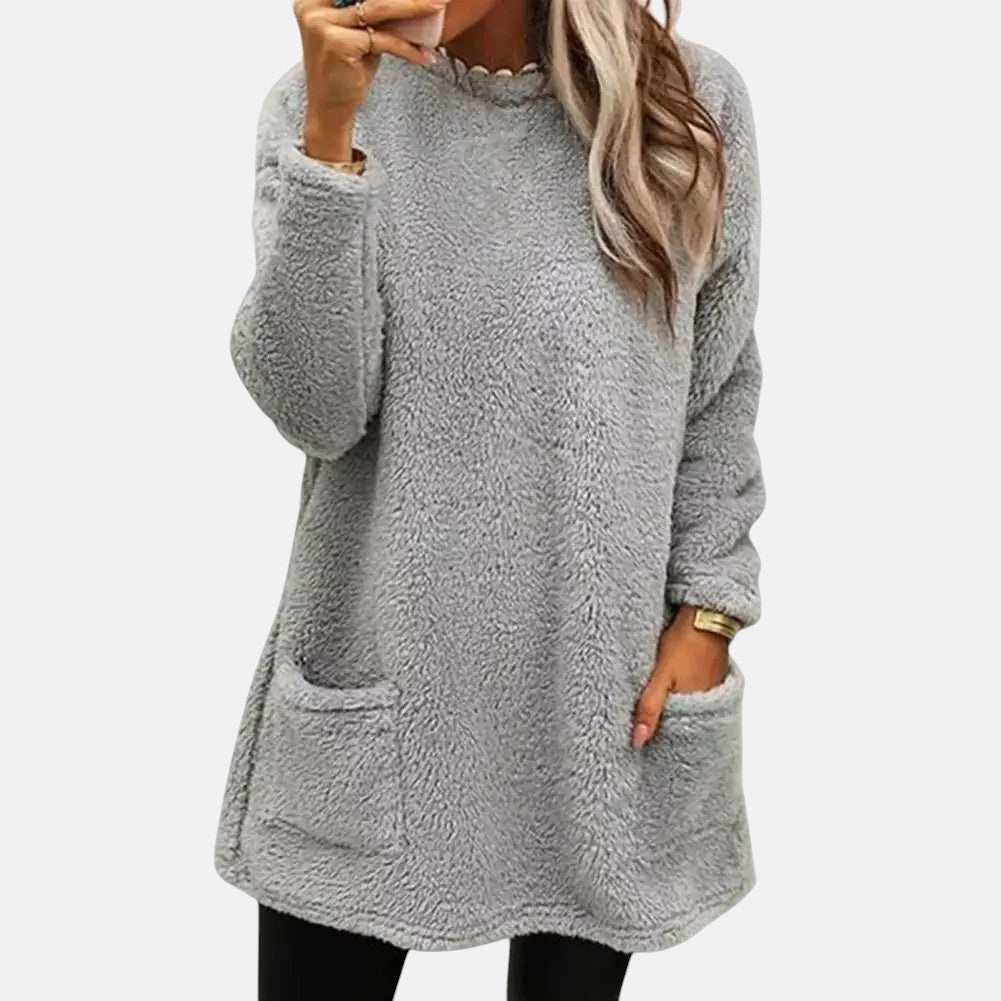 ISABEL – COZY FLEECE LONG SWEATSHIRT
