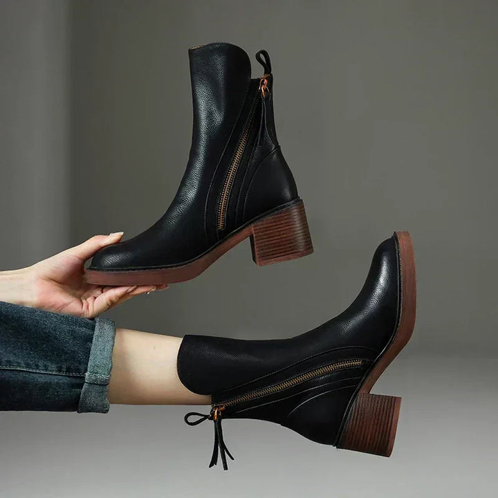 Meadow | Leather Ankle Boots