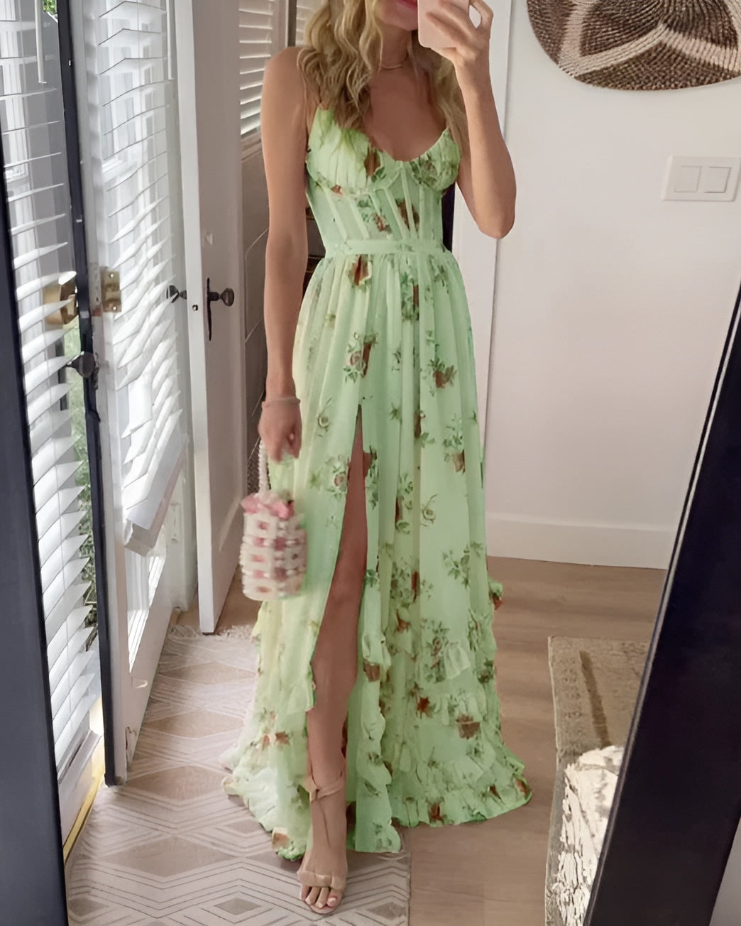 CHLOE – BLOOMING WHISPER MAXI DRESS