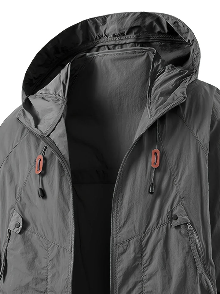 Dylan | Outdoor Waterproof Windbreaker Jacket with Adjustable Hood