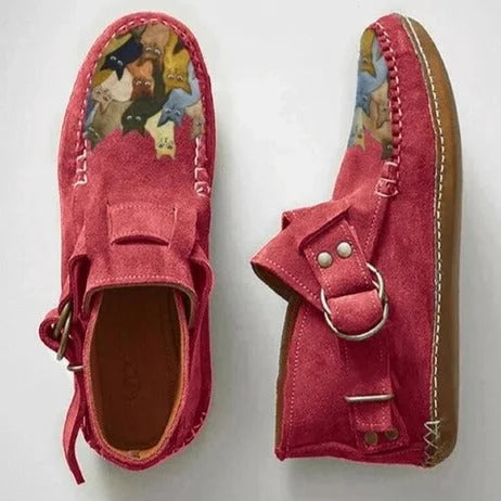EDEN – HAND-PAINTED SUEDE CASUAL SHOES