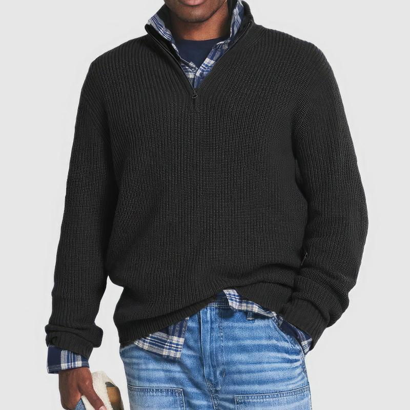Arlen | Knitted Zip Sweater for Men
