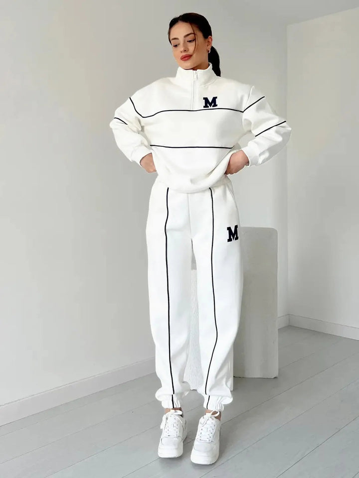 DESIREE – SPORTY ZIP LOUNGE SET