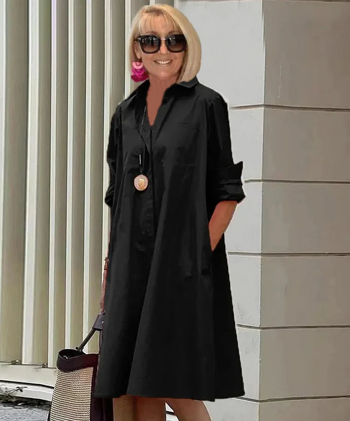 AMY – MODERN CHIC SHIRT DRESS