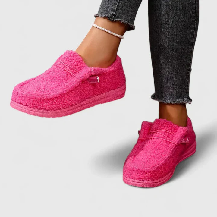 DEMI – COZY SHERPA LOAFERS