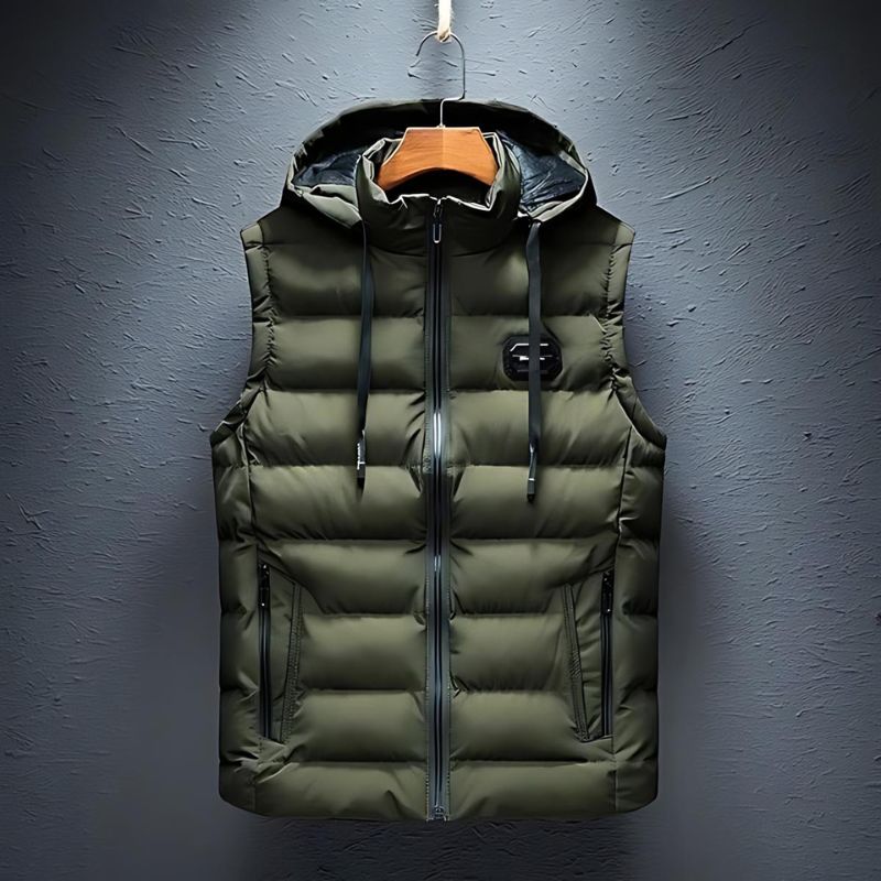 LUCAS – HOODED PUFFER VEST